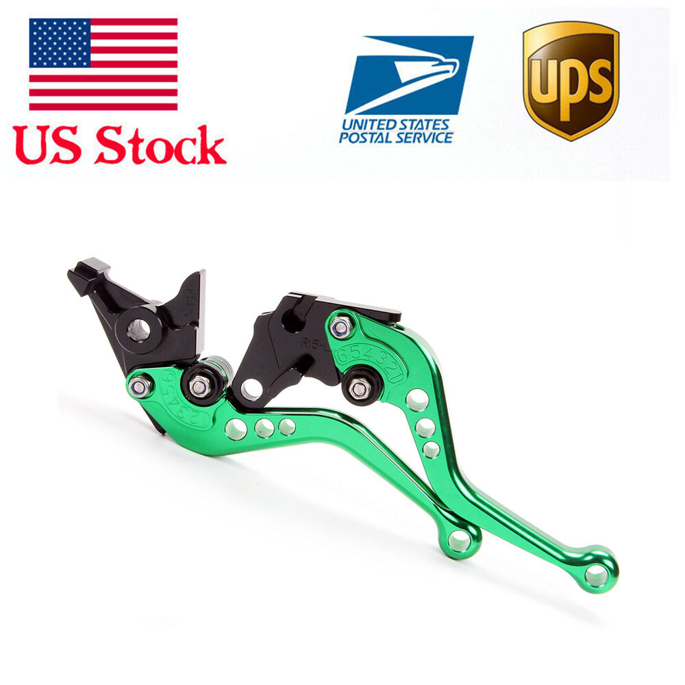 FXCNC Short Brake Clutch Levers Für Honda Motorräder – NC750, Fury, VTX1300, Shadow, Rebel – CNC-Alu, Verstellbar, Schwarz