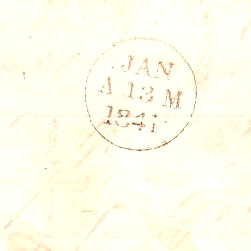 PENNY BLACK Cover SG.2 1d Plate 7 (EF) Red EDINBURGH MX Jan 1841 Cat £825+ 704d - Picture 5 of 8
