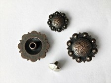 "Berry" Concho Druckguss/Altkupfer 3/4 " mit Schraube