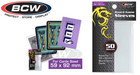 50 - 59 X 92mm Standard European Sized Board Game Cards Sleeves Package BCW — photo 1