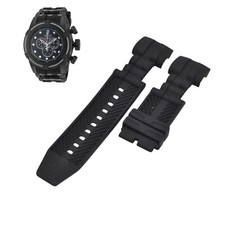 JT 17836 26mm Black Rubber Watch Strap For Invicta