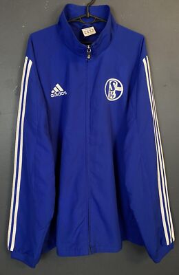 MEN ADIDAS FC SCHALKE 04 2009/2010 JACKET TRAINING SOCCER FOOTBALL