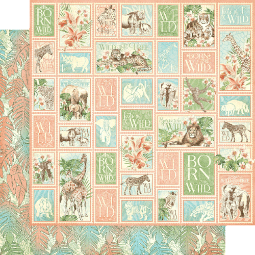Grafik 45 WILD & FREE 8x8 Papierblock - Bild 7 von 9