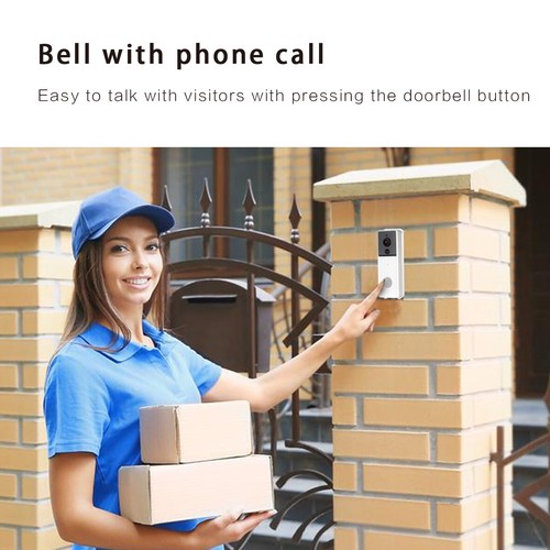 1080P SMART VIDEO DOORBELL WIFI WIRELESS INTERCOM DOOR RING CAMERA BELL SECURITY - Picture 11 of 12