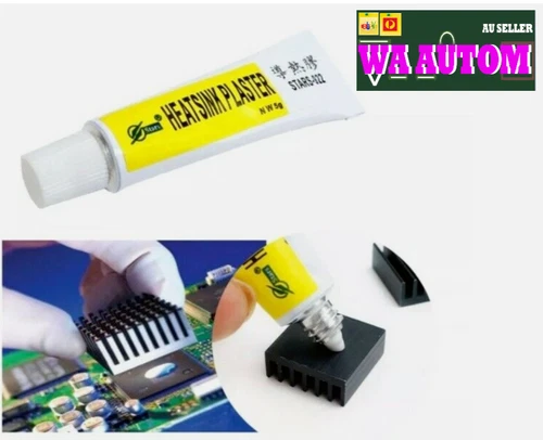 Aus 2pcs 5g STARS-922 Heatsink Plaster Thermal Silicone Adhesive Cooling Paste