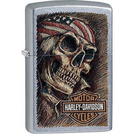 Zippo Windproof Metal Design Fire Lighter - Harley-Davidson