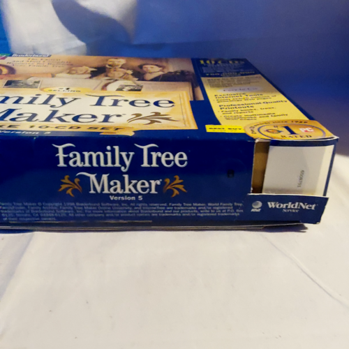 Family Tree Maker Version 5 10-CD Gift Set PC WIN 95/98 Broderbund NEW - Picture 11 of 13