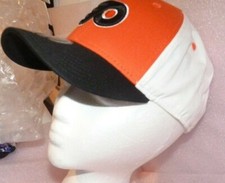 NEW NHL Philadelphia Flyers Curved Brim - Hat Cap Youth Boys Ice Hockey Adj NWT