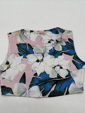 Gaze Crop Top Women X-Small Floral AOP #8487