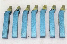 7x HM - Seitendrehmeißel Drehmeißel - 16 mm - abgesetzt - links - P10-P30 - NEU