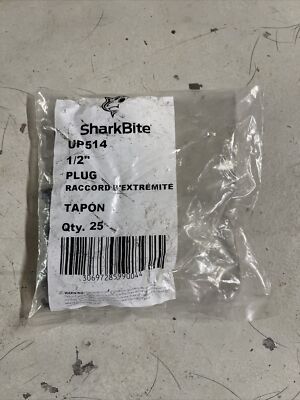 SHARKBITE/CASH ACME 25PK 1/2'' Pex End Plug UP514
