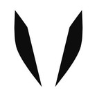 Flat Matte Eyelid Cover Trim Graphic Overlay Decal For 2014-2019 C7 Corvette