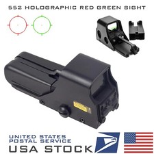552 Black Red Green Dot Holographic Reflex Sight Scope Tactical Hunting 20mm