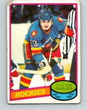1980-81 O-Pee-Chee #146 Lucien DeBlois  Colorado Rockies V38480