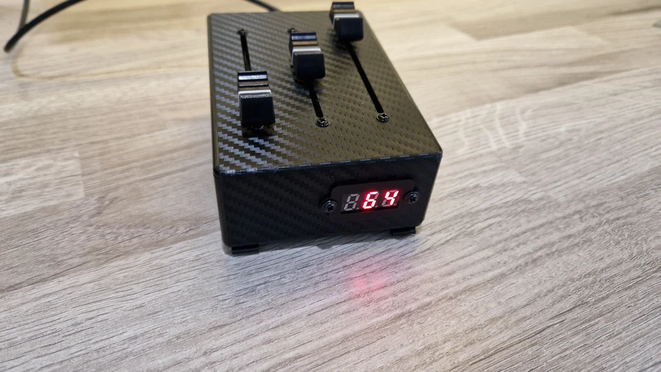 USB und DIN MIDI Controller 3 Fader programmierbar CC#/Kanal/Bereich DAW/SYNTH - Bild 3 von 4