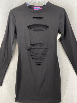 edikted long sleeve dress Edikted Women's Margeaux Sheer Long Sleeve Mini Dress