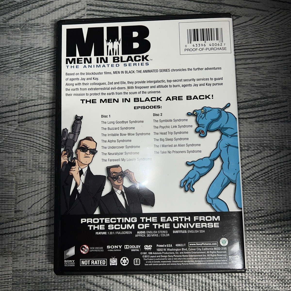 Men in Black The Animated Series 1st Season 2 Disc DVD Set 13