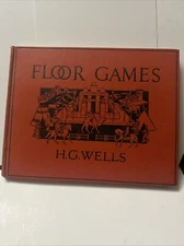 RARE Floor Games By HG Wells Illustrated J.R . Sinclair VG 1931 VG