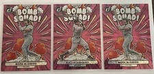 Lot Of 3 2023 Panini Donruss Bomb Squad Pink Fireworks Parallel Alex Rodriguez 