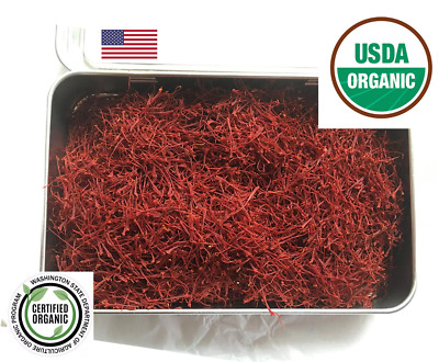 ORGANIC Saffron, 100% PURE NATURAL RED  SPANISH Saffron 20 GRAMS, FREE SHIPPING