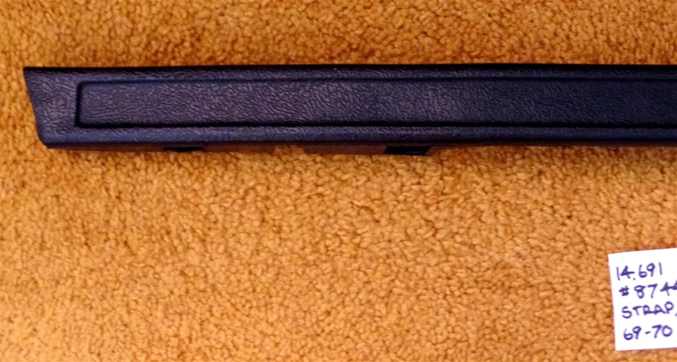 Cadillac Fleetwood 1969-70 60/Brougham/75 Ser LH correa de tracción de puerta frontal negra - ¡Bonito! Foto 2 de 4