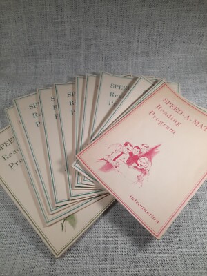 Speed -A- Matic Reading Program 11 Books 1967 (Speed Reading Techniques System) 