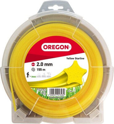 OREGON Mähfaden sternförmig YELLOW STARLINE Ø 2,0 mm Länge 155 m Trimmerfaden