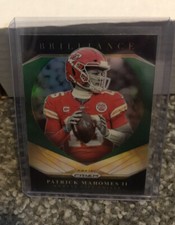 Patrick Mahomes II 2020 Panini Prizm Green Brilliance Kansas City Chiefs