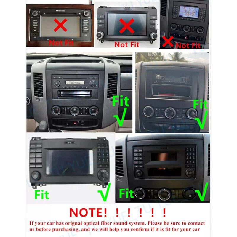 9" For Mercedes Benz B200 2008-2011 Car Stereo Radio Wireless Carplay Head Unit - Image 2 of 4