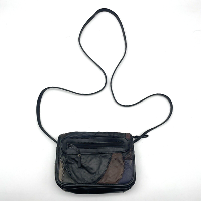 小物 OLDJOE TRAVEL PURSE Wide 3 zipper Leather Crossbody Travel Purse #86 – GreatBags