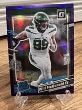 2023 Donruss Optic Preview Will McDonald IV Purple Prizm /50 Rated Rookie #380