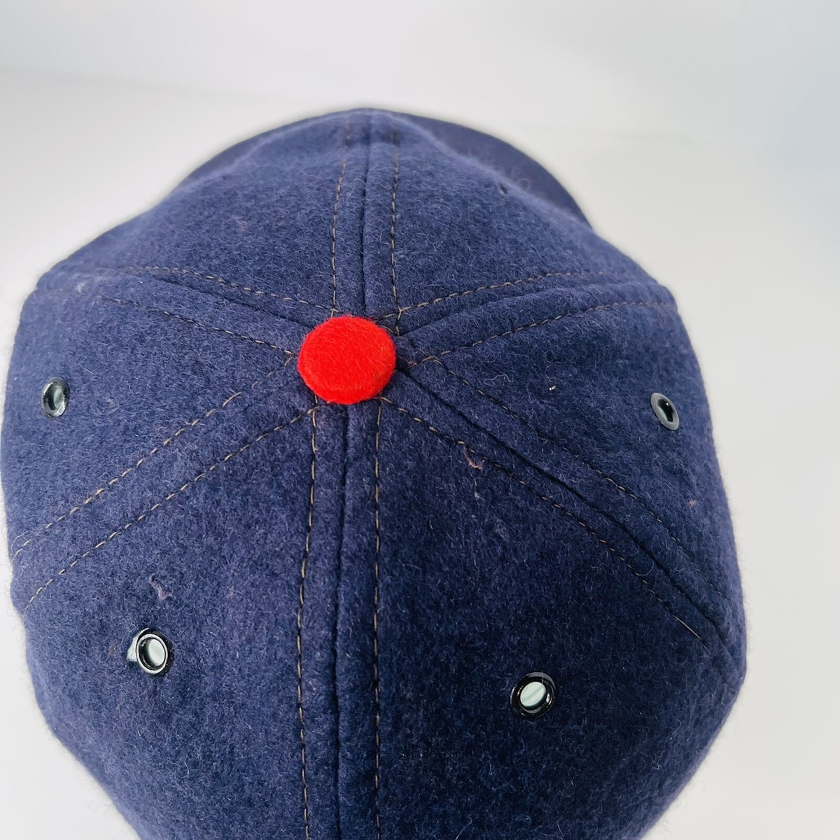 VTG 1960s MLB LARGE Navy Wool Blend Felt Minnesota Twins 