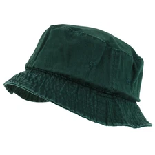 Garment Washed Cotton Twill Casual Bucket Hat -  S/M to 2XL/3XL - FREE SHIPPING