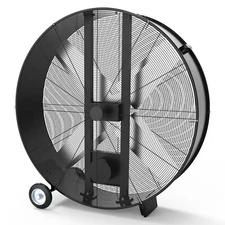 42 Inch Heavy Duty Industrial Drum Fan 2 Speed Metal Air Circulation Floor Fan