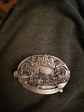 Vintage 1984 Iowa Legend Commemorative Belt Buckle LE 12/ 1000 Limited Edition