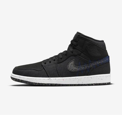NIKE AIR JORDAN 1 MID SE BLACK MULTI COLOR RACER BLUE DM3529-001 MEN | eBay