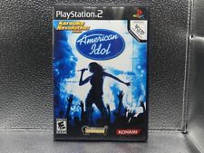 PlayStation 2 PS2 Karaoke Revolution American Idol Tested & Working With Manual