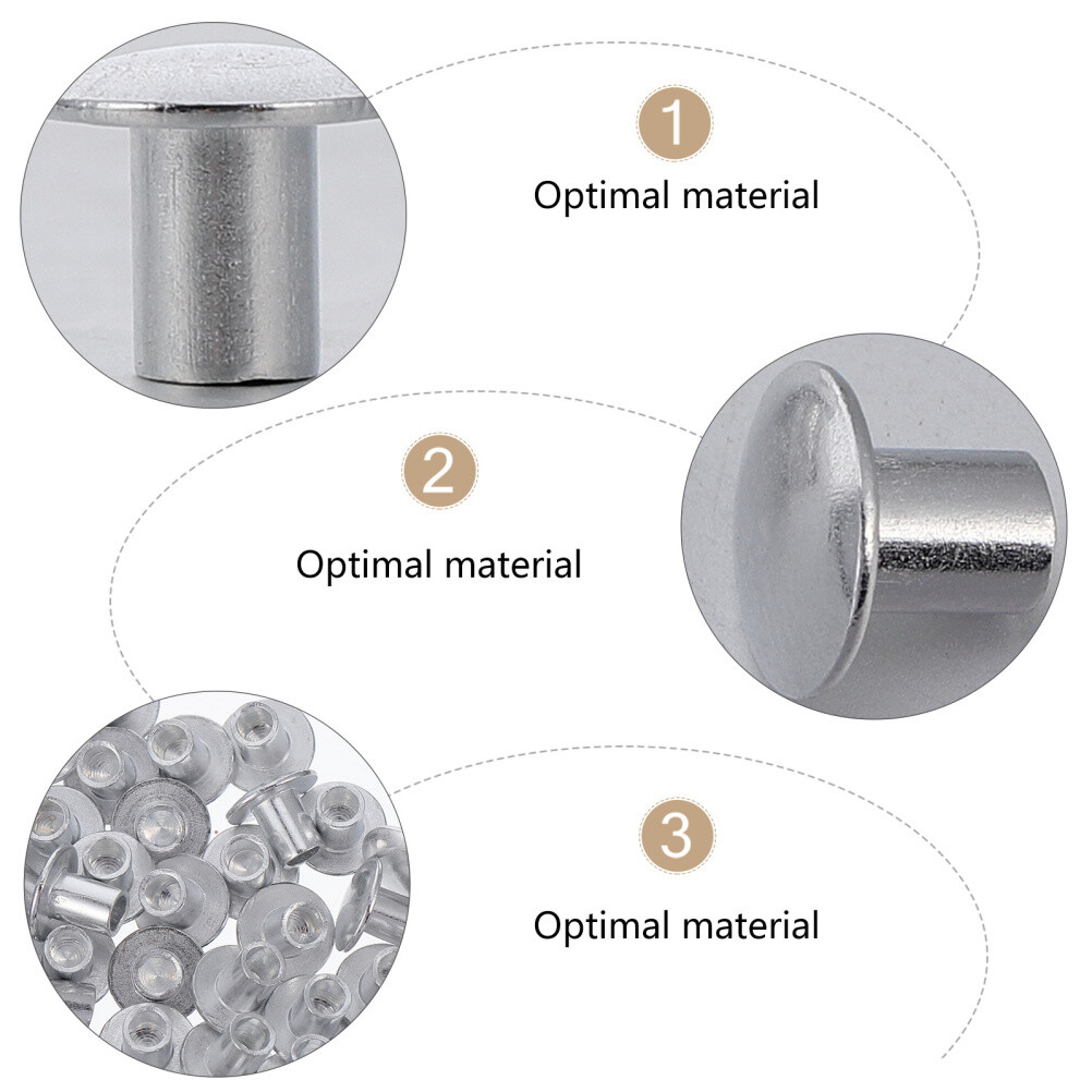 Metal Screw Back Threaded Insert Aluminum Bolts Nuts