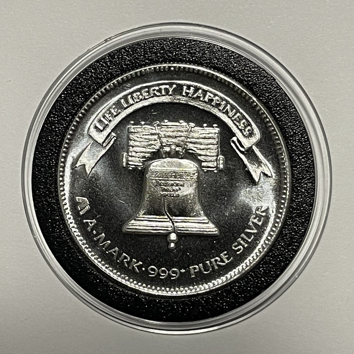 1982 Pursuit of Life Liberty Happiness 1 Troy Oz .999 Fine Silver