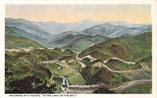 NORTH CAROLINA-RAILROAD AT 17 POINTS IN THE LAND OF THE SKY~POSTCARD