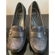 Dansko Olena Metallic Sparkle Blue Loafers Women  s Shoes SZ 38/7.5 M