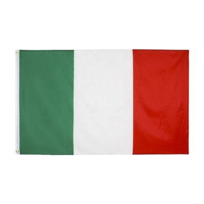 OZSENFLINT Bandiera Italiana 3x5 FT 100% Poliestere Metallo Occhielli all'aperto Bandiera dell'Italia 90 x 150 cm