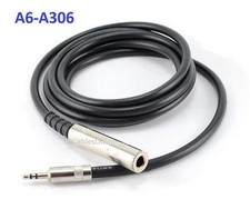 CablesOnline 6ft 1/4" Stereo Jack to 3.5 mm Stereo Male Audio Cable, A6-A306