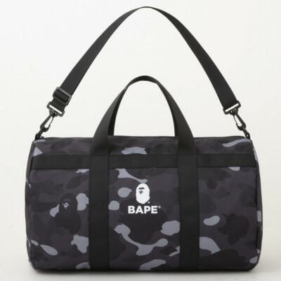A Bathing Ape 2022 SPRING Collection BAPE black Boston Big Duffle