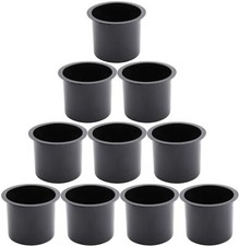 Novelbee 10 Pcs Of Solid Aluminum Drop-in Drink Cup Holder For Boattablecamper