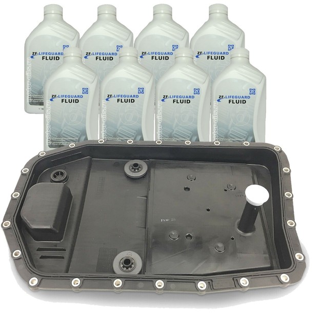 OEM ZF 8 Liters Automatic Transmission Fluid & Filter Kit and Oil Pan