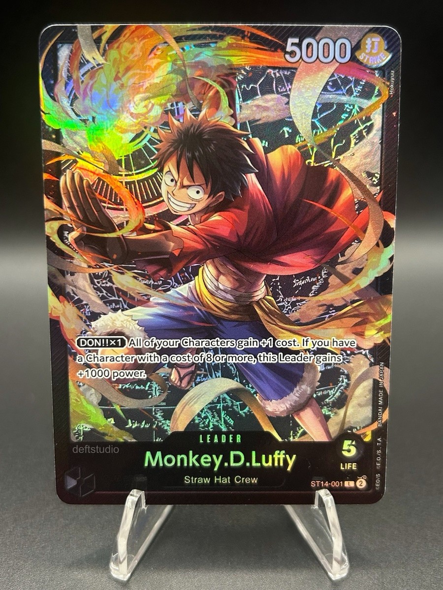 Monkey.D.Luffy • ST14-001 Alt Art Leader Starter Deck 14 Holo One