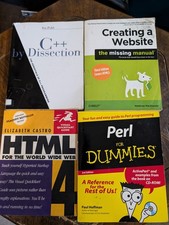 C++ by Dissection Ira Pohl (2001) +3 Extra Programming Books HTML Perl Websites