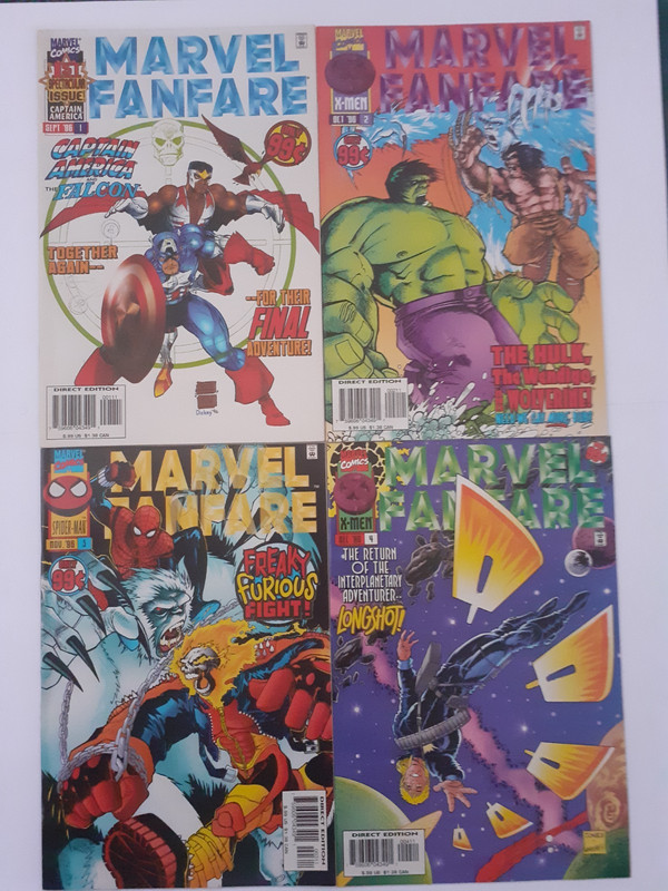 Marvel Fanfare issues 1-6 - Marvel Comics - 1996 - Complete Set