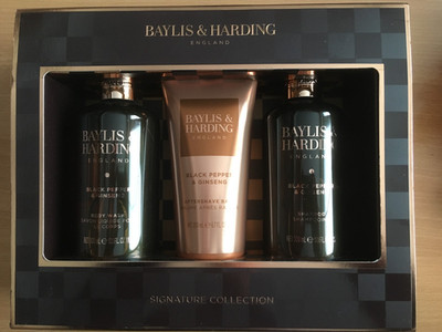Baylis und Harding Bodywash + Aftershave + Shampoo  ( 3er Geschenk-Set ) Männer